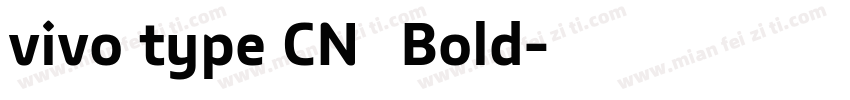 vivo type CN繁 Bold字体转换
